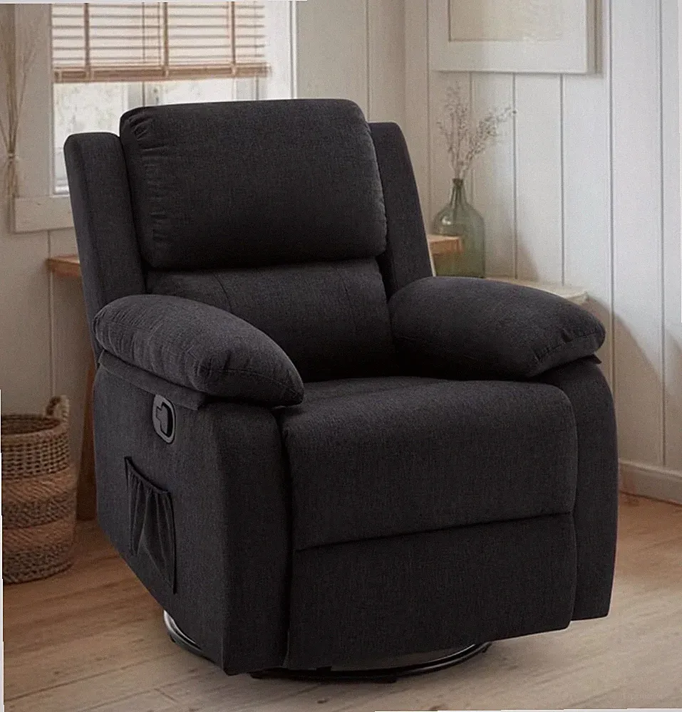 Linen Slim Line Recliners with Legs